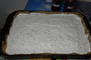 Desert prajitura cu gem de zmeura