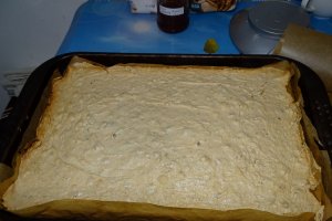 Desert prajitura cu gem de zmeura