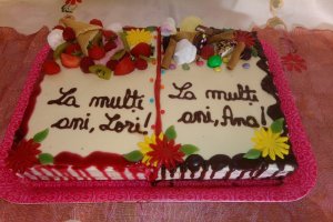 Desert tort pentru 2 aniversari