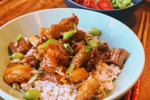 Sticky Chinese pork