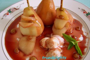Pere fierte in vin