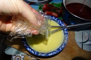 Desert prajitura duo, zmeura si ciocolata alba