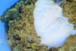 Salata de vinete cu iaurt, ceapa rosie si menta