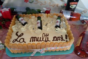 Desert tort cuburi de gheata