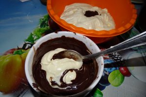 Desert chec alb-negru
