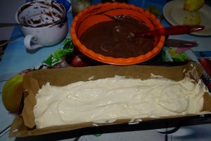 Desert chec alb-negru