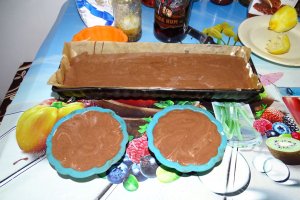Desert chec alb-negru