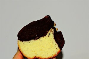 Desert chec alb-negru