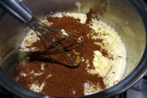 Desert prajitura cu foi de napolitana
