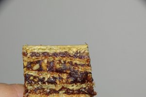 Desert prajitura cu foi de napolitana