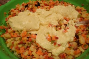 Salata de legume cu maioneza
