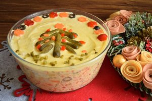 Salata de legume cu maioneza