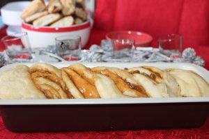 Desert Babka cu dulceata de lapte si fistic
