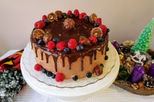 Desert tort Rocher, cu fructe
