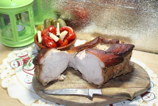 Cotlet de porc aromatizat