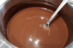 Desert cheesecake cu ciocolata