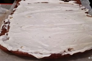 Desert buturuga cu ciocolata si crema de castane (fara gluten, low carb)