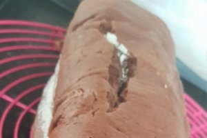 Desert buturuga cu ciocolata si crema de castane (fara gluten, low carb)