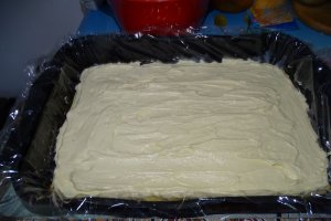 Desert prajitura cu crema de vanilie si crema de nuci