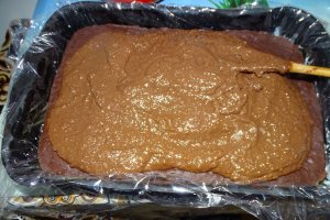 Desert prajitura cu crema de vanilie si crema de nuci