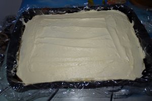 Desert prajitura cu crema de vanilie si crema de nuci