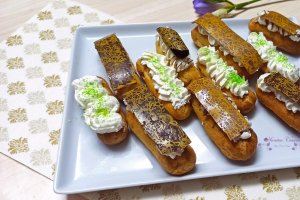 Desert ecleruri cu ciocolata si dantela