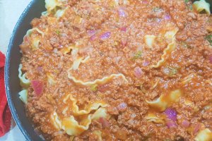 Paste cu carne tocata, la cuptor -pasta al forno