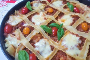 Paste cu carne tocata, la cuptor -pasta al forno