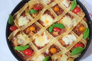 Paste cu carne tocata, la cuptor -pasta al forno