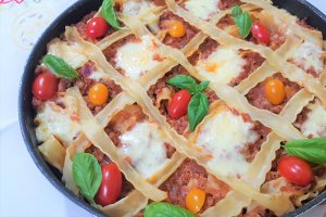 Paste cu carne tocata, la cuptor -pasta al forno