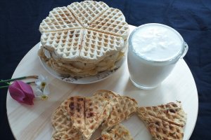 Waffe aperitiv cu masline