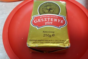 Desert tort cu crema de castane si crema de portocale - reteta nr. 1000