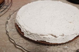 Desert tort cu crema de castane si crema de portocale - reteta nr. 1000