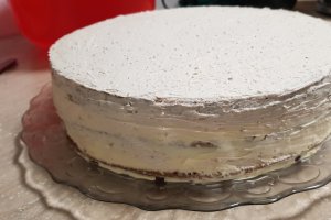 Desert tort cu crema de castane si crema de portocale - reteta nr. 1000