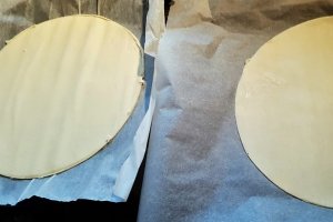 Desert placinta cu migdale, mere si crema de castane / Galette des rois
