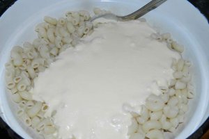 Cometti rigati cu branza de burduf si smantana la cuptor