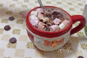 Desert sfere de ciocolata, umplute, pentru cacao calda