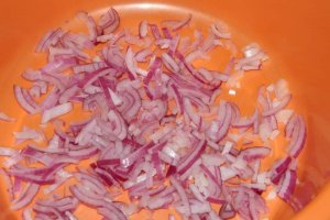 Salata orientala de cartofi cu ardei copt