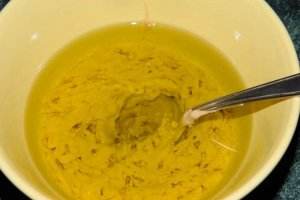 Salata orientala de cartofi cu ardei copt