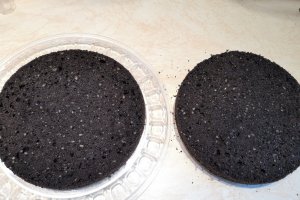 Desert tort cu visine si ciocolata