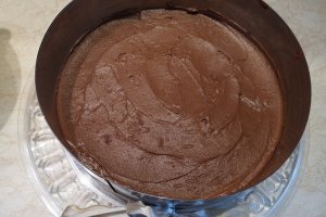 Desert tort cu visine si ciocolata