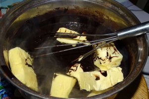 Desert prajitura cu bomboane