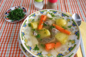 Supa din rasol de vita, cu legume