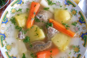 Supa din rasol de vita, cu legume