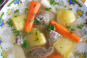 Supa din rasol de vita, cu legume