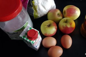 Desert gratin de mere cu nuca de cocos