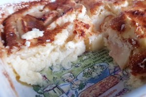 Desert gratin de mere cu nuca de cocos