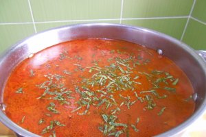 Ciorba din piept de vita, cu legume