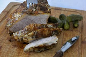 Pulpa de porc la slow cooker Crock-Pot cu orez brun