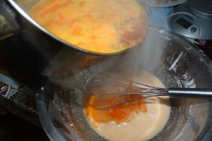 Desert prajitura cu crema de portocale